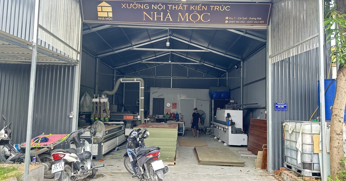 Xưởng nội thất Nhà Mộc tại Cát Quế, Dương Hoà, Hà Nội